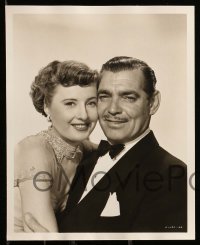 2h979 TO PLEASE A LADY 2 deluxe 8x10 stills '50 race car driver Clark Gable & sexy Barbara Stanwyck