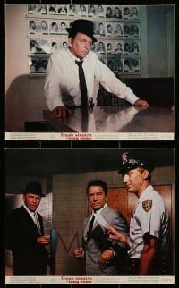 2h186 TONY ROME 5 color 8x10 stills '67 tough detective Frank Sinatra, Gena Rowlands, Conte!