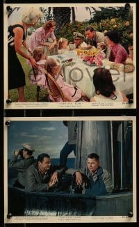2h226 TORPEDO RUN 3 color 8x10 stills '58 Glenn Ford, Ernest Borgnine, Dean Jones, Brewster