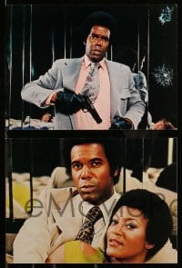 2h131 TROUBLE MAN 8 color 8x10 stills '72 Robert Hooks, one cat who plays like an army!