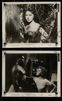 2h829 UNTAMED 3 8x10 stills '55 all great images of sexiest Susan Hayward in Africa!