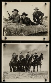 2h717 VIRGINIA CITY 4 8x10 stills '40 Errol Flynn, Miriam Hopkins, Big Boy Williams, western action