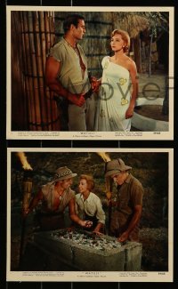 2h018 WATUSI 11 color 8x10 stills '59 King Solomon's Mines, George Montgomery & sexy Taina Elg!