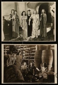 2h477 WOMEN IN THE NIGHT 8 7.5x10 stills '48 men forcing women to work in a brothel in WWII!