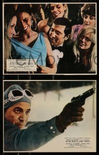 2h217 ON HER MAJESTY'S SECRET SERVICE 3 color English FOH LCs '69 Lazenby's only appearance as Bond