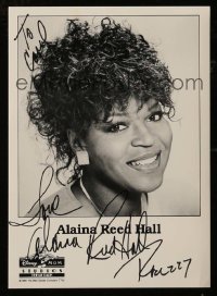 2j0979 ALAINA REED-HALL signed 5x7 publicity still '80s great head & shoulders smiling portrait!