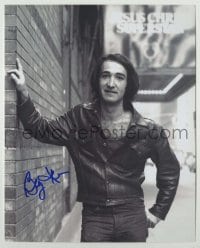 2j1044 BARRY DENNEN signed 8x10 REPRO still '90s in leather jacket under Jesus Christ Superstar sign