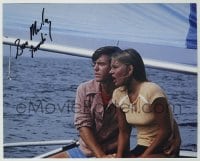 2j1048 BEN MARLEY signed color 8x10 REPRO still '90s as Patrick with Cindy Grover with from Jaws 2!