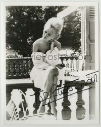 2j1057 BRIGITTE BARDOT signed 8x10.25 REPRO still '80s the sexy French star with her dress half off!