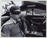 2j1063 BURT WARD signed 8x10 REPRO still '80s great close up in costume as Robin in the Batmobile!