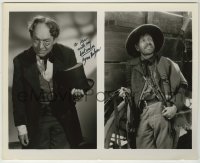 2j1064 BYRON FOULGER signed 8x10 REPRO still '60s great split image in two different movie roles!
