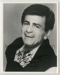 2j1066 CASEY KASEM signed 8x10 REPRO still '90s smiling portrait of the famous radio personality!