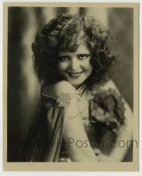 2j0471 CLARA BOW signed deluxe 8x10 still '20s incredible smiling portrait of the sexy star!