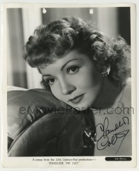 2j0473 CLAUDETTE COLBERT signed 8.25x10 still '41 head & shoulders portrait from Remember the Day!