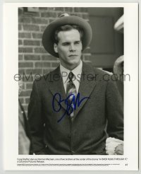 2j0476 CRAIG SHEFFER signed 8x10 still '92 close up in tie & jacket from A River Runs Through It!
