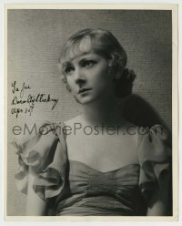 2j0492 DOROTHY STICKNEY signed deluxe stage play 8x10 still '38 c/u in On Borrowed Time by Vandamm!