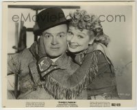 2j0501 FANCY PANTS signed 8x10 still R62 by BOTH Bob Hope AND Lucille Ball, great smiling close up!