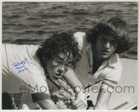 2j1136 G. THOMAS DUNLOP signed 8x10 REPRO still '90s great terrified close up as Timmy from Jaws 2!
