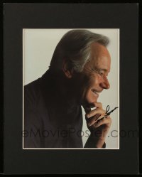 2j1009 JACK LEMMON signed color REPRO still in 11x14 display '80s ready to frame & hang on the wall!