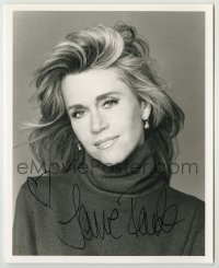 2j1176 JANE FONDA signed 8x10 REPRO still '80s head & shoulders portrait of the sexy actress!
