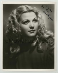 2j1181 JEAN ROGERS signed 8x10.25 REPRO still '80s c/u of the Flash Gordon actress w/curly hair!