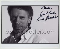 2j1184 JERRY BRUCKHEIMER signed 8x10 REPRO still '10 head & shoulders close up of the producer!