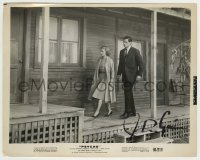 2j0561 JOHN GAVIN signed 8x10.25 still '60 at the Bates Motel with Vera Miles in Hitchcock's Psycho!