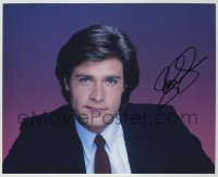 2j1198 JOHN JAMES signed color 8x10 REPRO still '90s c/u in suit & tie as Jeff from TV's Dynasty!
