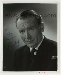 2j0562 JOHN MILLS signed 8x10 still '56 portrait of the English leading man in Above Us the Waves!