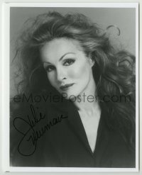 2j1213 JULIE NEWMAR signed 8x10 REPRO still '80s great head & shoulders portrait of the sexy star!