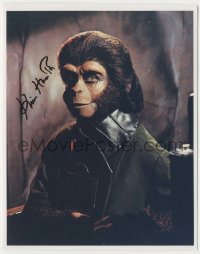 2j1221 KIM HUNTER signed color 8x10 REPRO still '80s in makeup as Dr. Zira from Planet of the Apes!
