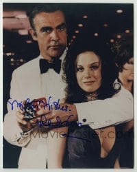 2j1228 LANA WOOD signed color 8x10 REPRO still '80s as Plenty w/Sean Connery in Diamonds are Forever
