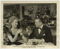 2j0575 LYLE TALBOT signed 8.25x10 still '44 close up with Helen Vinson in Are These Our Parents!