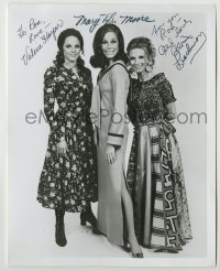 2j0585 MARY TYLER MOORE SHOW signed TV 8x10.25 still '70s by her, Cloris Leachman, & Valerie Harper!