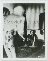 2j1276 PATRICIA NEAL signed 8x10.25 REPRO still '80s terrified of Gort in Day the Earth Stood Still!