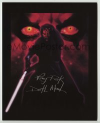 2j1290 RAY PARK signed color 8x10 REPRO still '00s cool image as Darth Maul from Star Wars Episode I