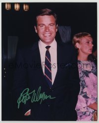 2j1308 ROBERT WAGNER signed color 8x10 REPRO still '98 great smiling close up in suit & tie!