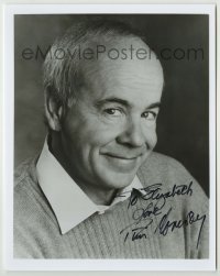 2j1347 TIM CONWAY signed 8x10.25 REPRO still '90s great head & shoulders smiling portrait of actor!