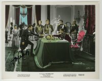 2j0639 TONY CURTIS signed color 8x10.25 still '55 in a scene with Gene Barry from The Purple Mask!