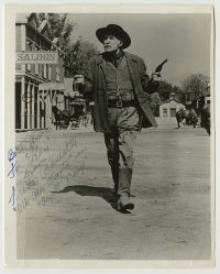 2j0641 TREVOR BARDETTE signed TV 8x10 still '50s full-length in The Life and Legend of Wyatt Earp!