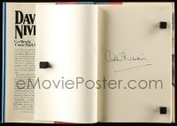 2j0136 DAVID NIVEN signed first edition hardcover book '81 his novel Go Slowly, Come Back Quickly!