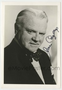 2j0194 JAMES CAGNEY signed 5x7 fan photo '80s the famous Hollywood leading man late in his career!