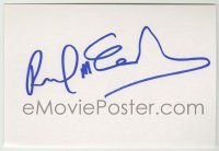 2j0785 PAUL MCCARTNEY signed 4x6 index card '00s can be framed & displayed with a repro still!