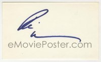 2j0789 ROBIN WILLIAMS signed 3x5 index card '80s it can be framed & displayed with a still!