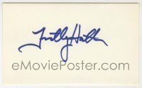 2j0795 TIMOTHY HUTTON signed 3x5 index card '80s it can be framed & displayed with a still!
