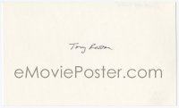 2j0797 TONY RANDALL signed 3x5 index card '70s it can be framed with a vintage or repro still!