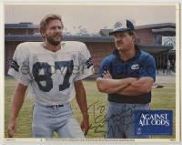 2j0250 AGAINST ALL ODDS signed LC #3 '84 by Jeff Bridges, who's with football coach Alex Karras!