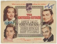 2j0225 CATERED AFFAIR signed TC '56 by Ernest Borgnine, who's w/ Bette Davis, Reynolds & Fitzgerald!