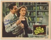 2j0347 LUCK OF THE IRISH signed LC #6 '48 by Jayne Meadows, romantic close up with Tyrone Power!