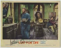 2j0348 LUST FOR LIFE signed LC #6 '56 by BOTH Kirk Douglas AND Anthony Quinn, as famous artists!